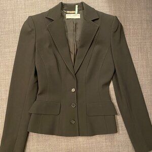 Dolce & Gabbana Women's Blazer/Suit Jacket Size 38 Circa 2010 Vintage BLACK